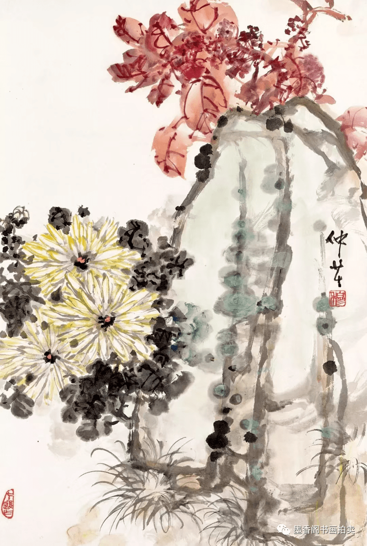 津门八老穆仲芹花鸟画空灵又缥缈美到心坎里