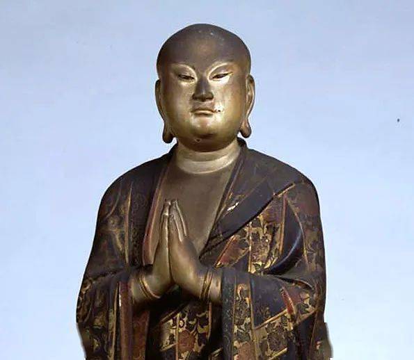 鉴赏 | 京都泉涌寺旧藏十三世纪彩绘木雕:阿难尊者立像