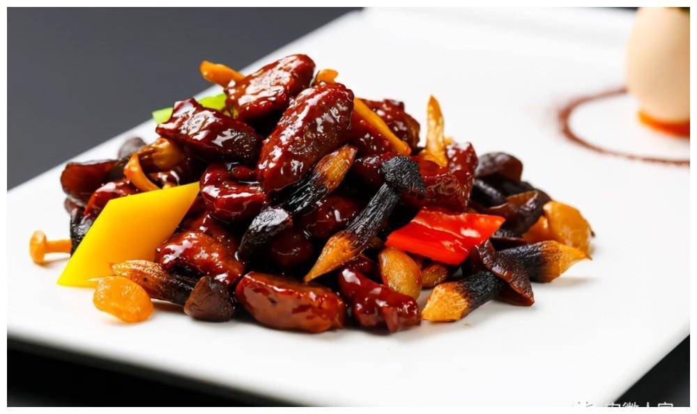 弹嫩爽口的黑椒菌菇牛肉粒无法抵挡的美味