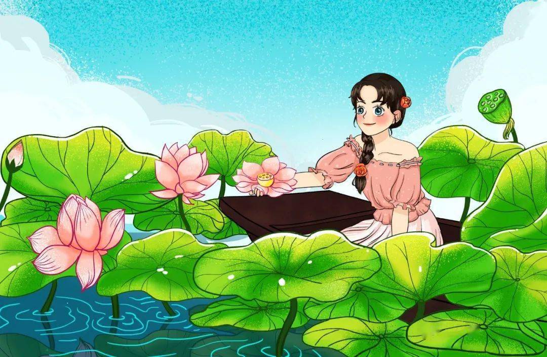 墨□魚戯蓮葉西林光漾遠堤 採蓮發清謳争出越来溪 古墨 老墨 唐墨