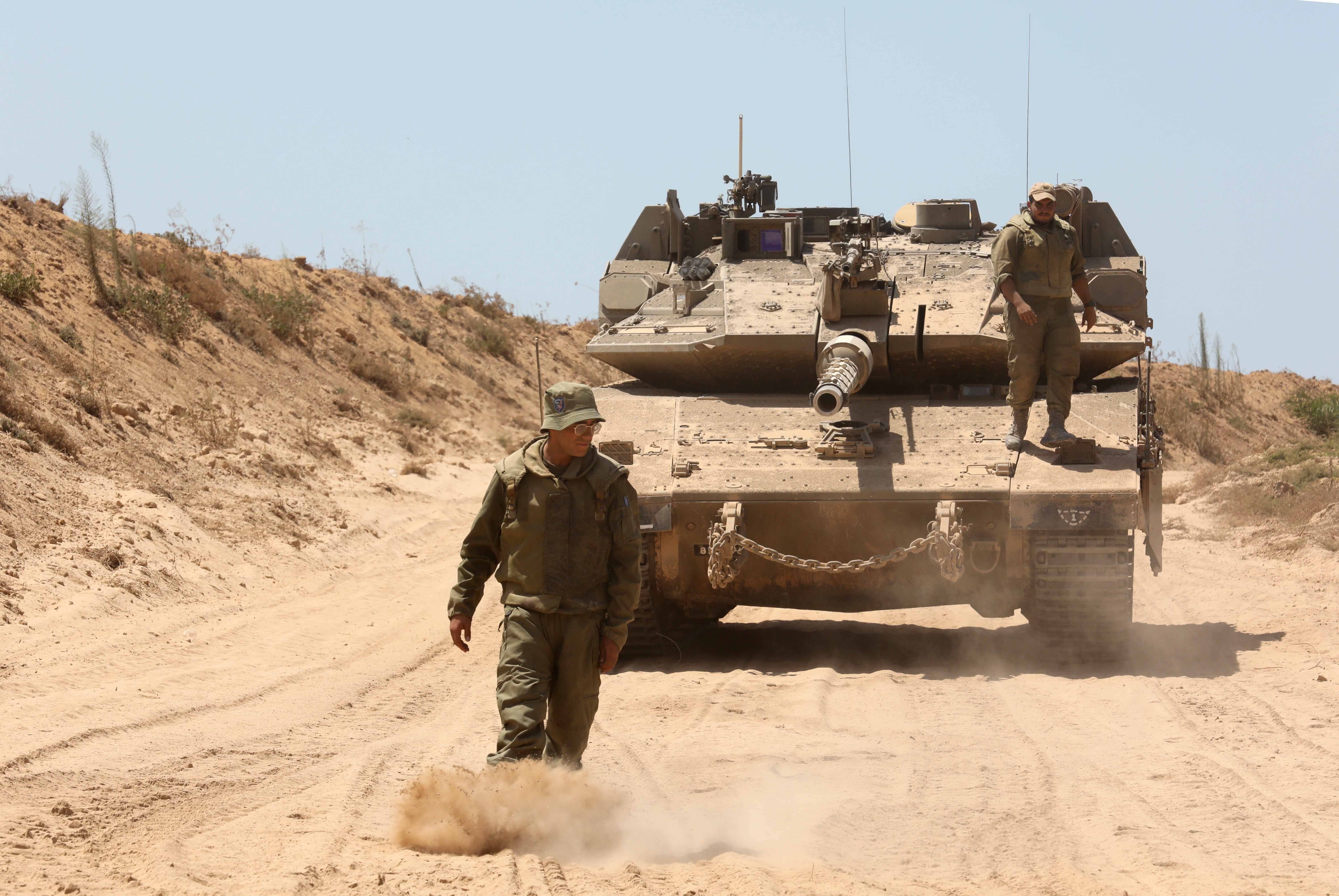 (国际)(2)以色列向加沙边境增派军力