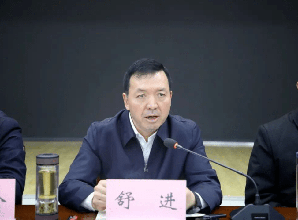 县委书记舒进主持会议并讲话.