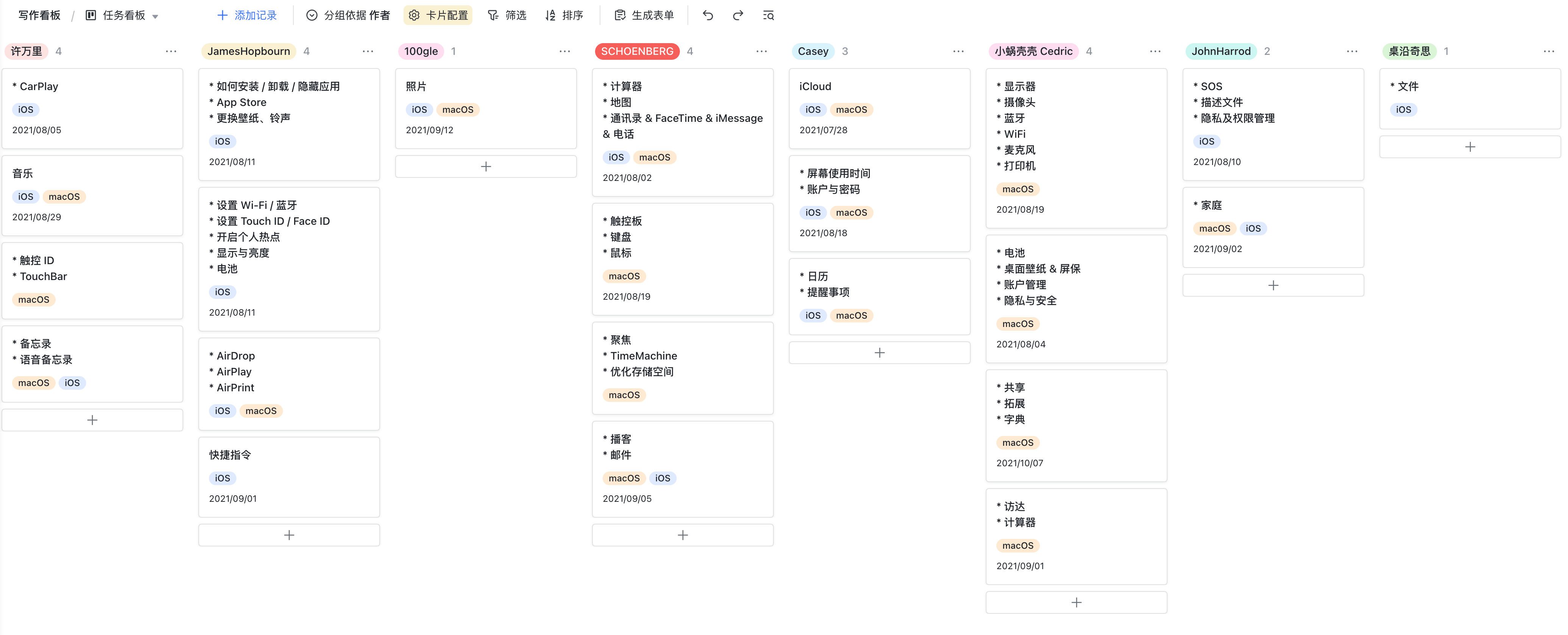 写作|如何让十九位作者像一个人一样写作——iOS 系统指南制作手记