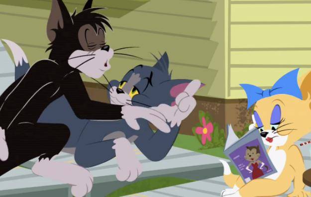 而在2014版猫和老鼠第一集开场的时候,虽然也是一段在旧版中常能看到
