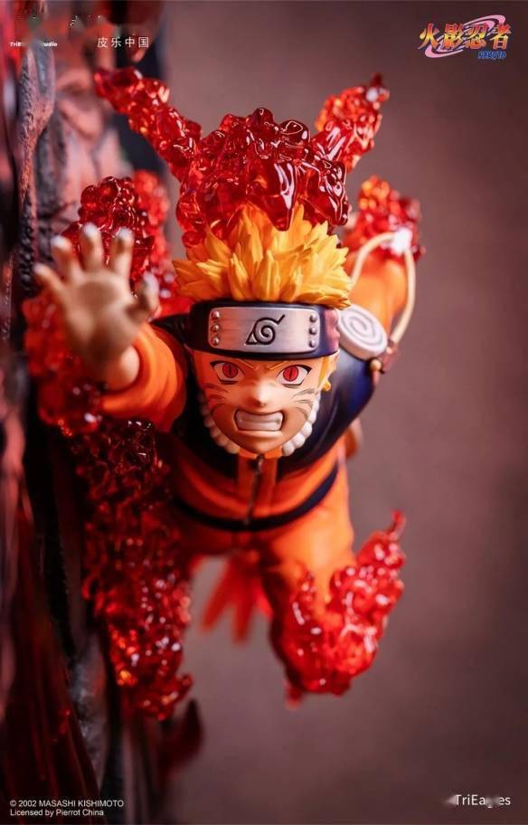 《火影忍者》佐助vs鸣人雕像:终焉之谷决战完美定格_人和_正版_佐鸣