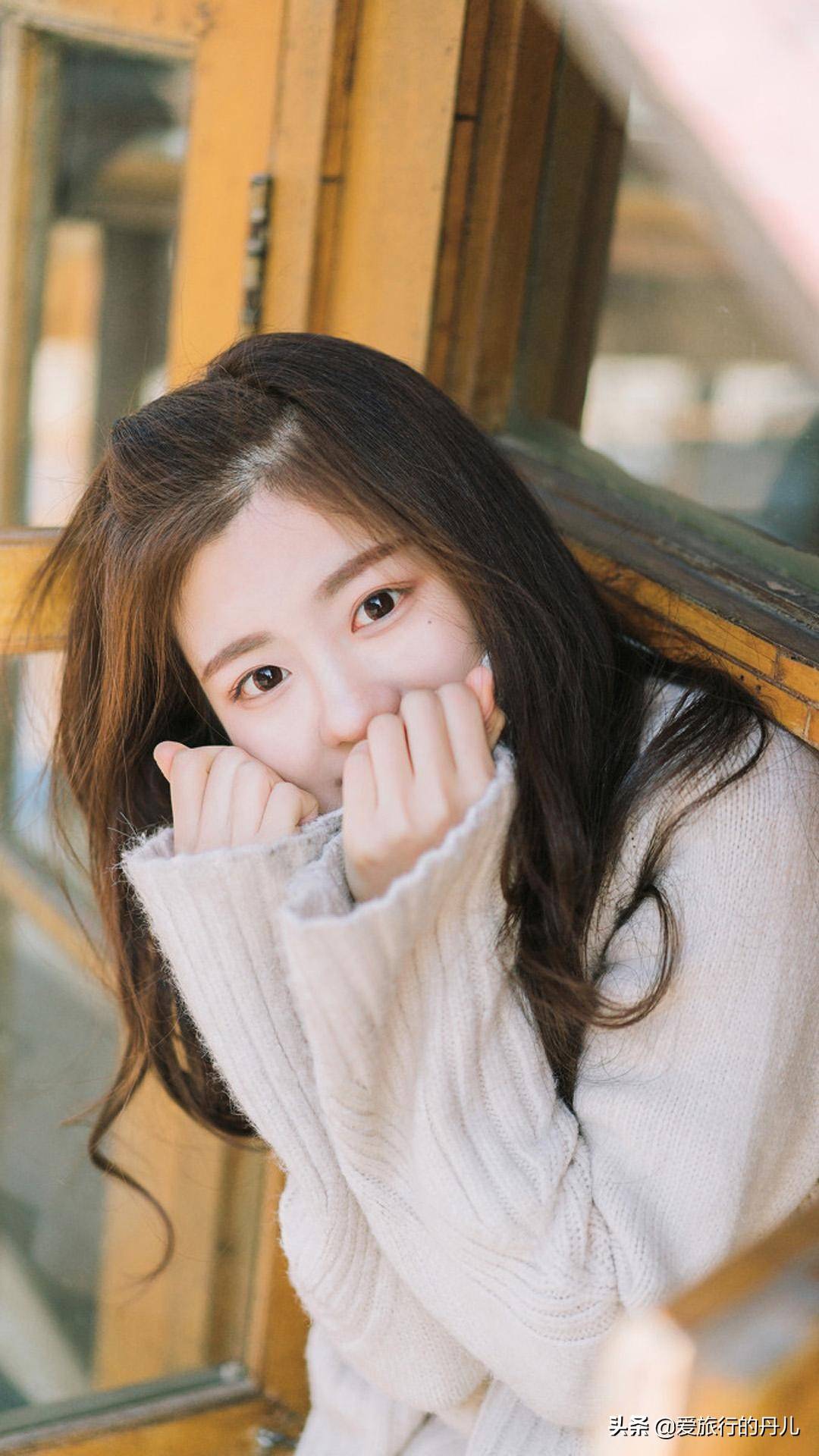 美女图:你的眼波像春天般明媚_眼波