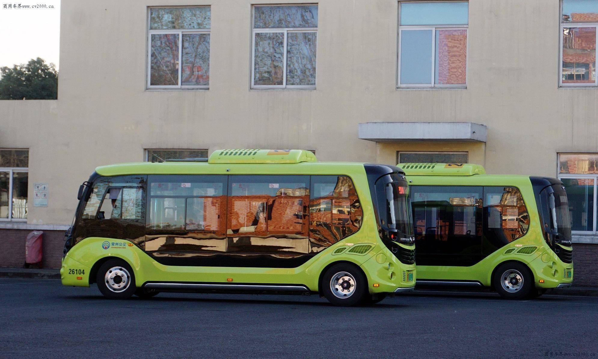 苏州金龙海格klq6656清源微巴在常州正式开跑