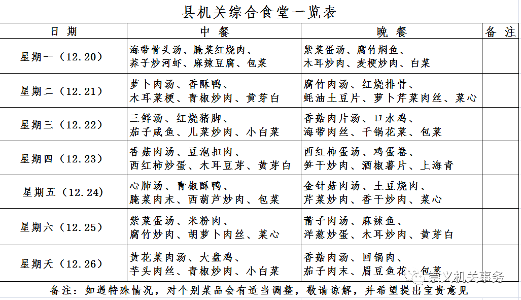 政府接待餐菜单图片