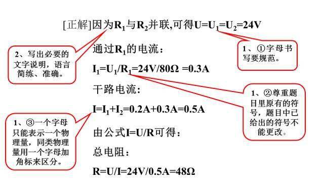 识别|初中物理答题规范，少扣冤枉分，赶紧收藏吧！