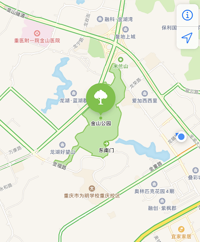 冬韵两江 | 金山公园的静谧与隽永,等你来一探究竟_新区_蔡家沟_山地