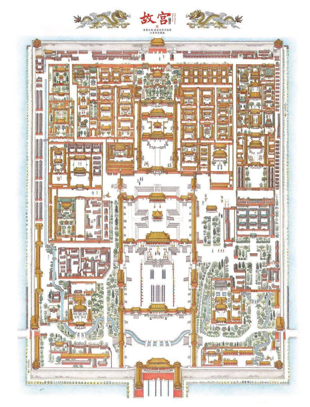 故宫地图全景地图高清图片