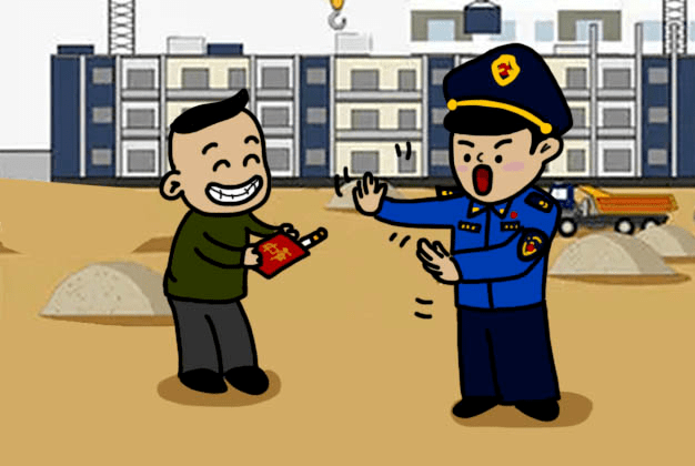 城管执法漫画图片
