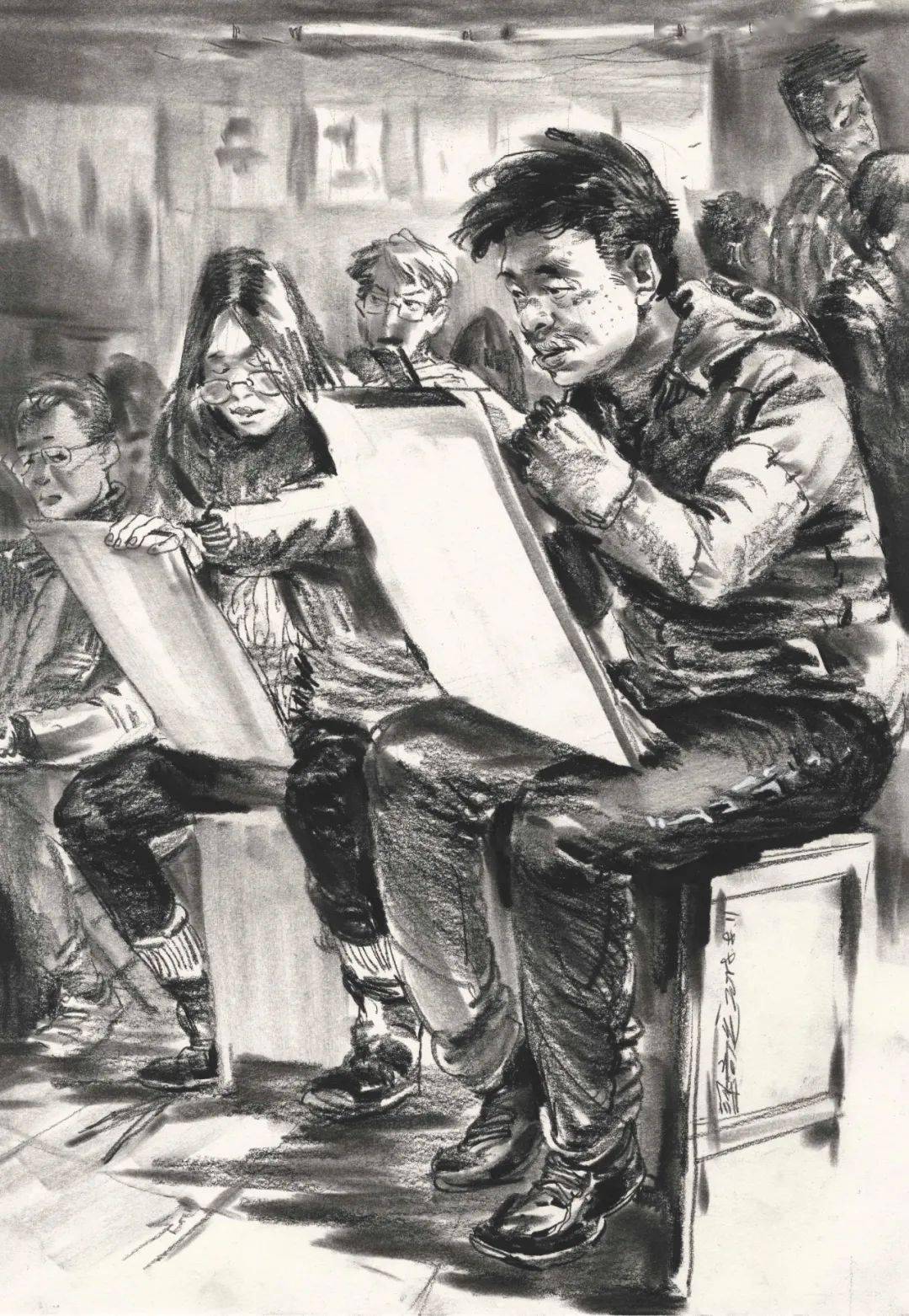 联考过后场景速写必须马上练起来丨美术宝超级名师梁尚发