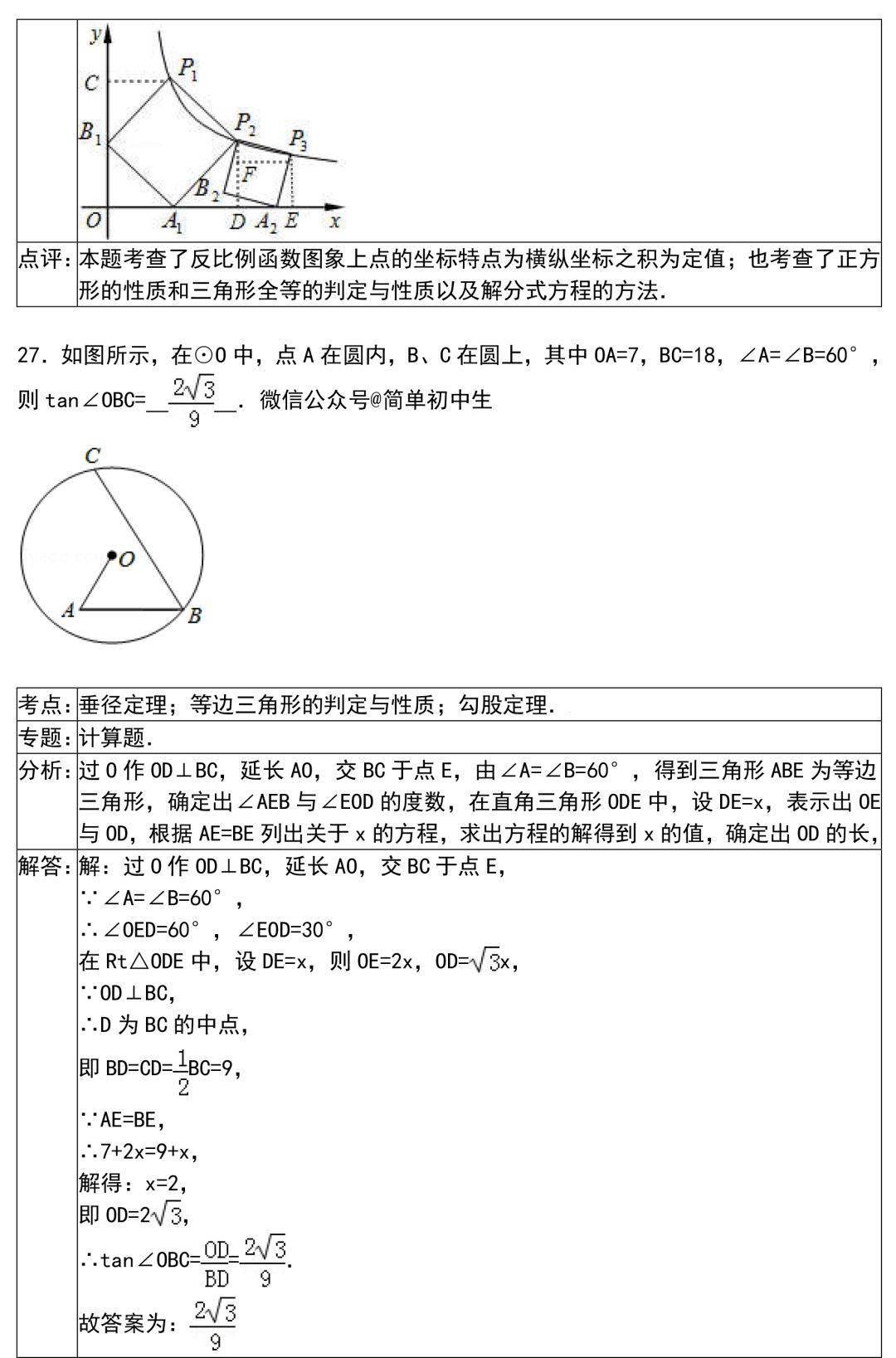 解法|初中数学解题技巧+压轴题30道，期末前掌握！