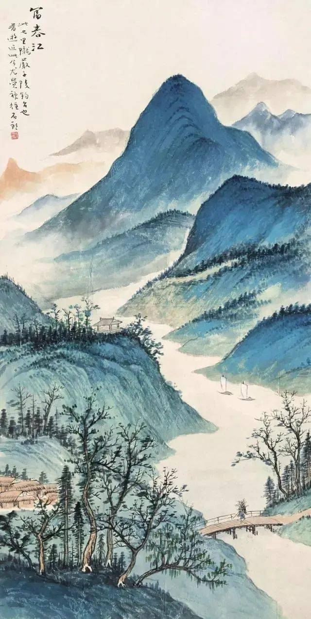 这小写意山水,宛如仙境
