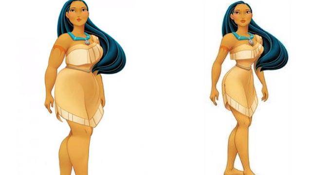 肥胖版迪士尼公主出没小美人鱼爱丽儿辣眼睛仙蒂公主超有气质