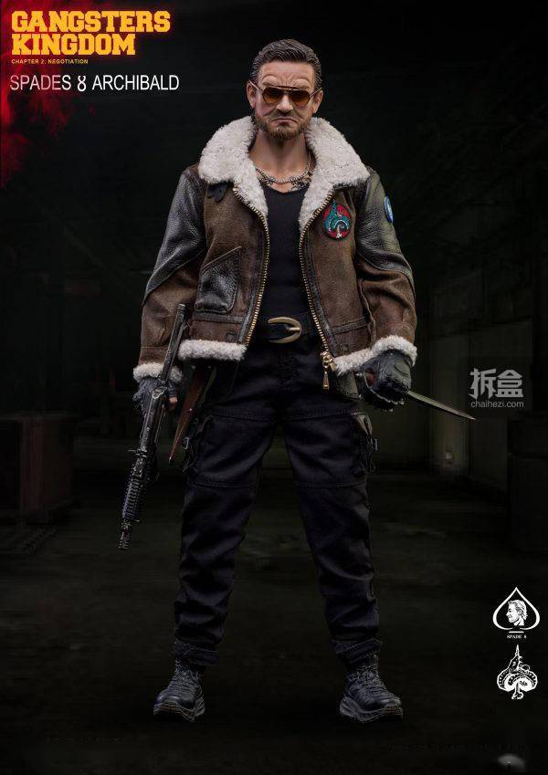 人偶|DAMTOYS 新品：1/6 黑帮王国—–黑桃8 /SPADE 8 ARCHIBALD 可动人偶