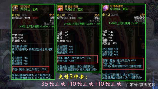 唯一替代大幽魂的上衣,不愧为逆转结局_神话_深渊_套装