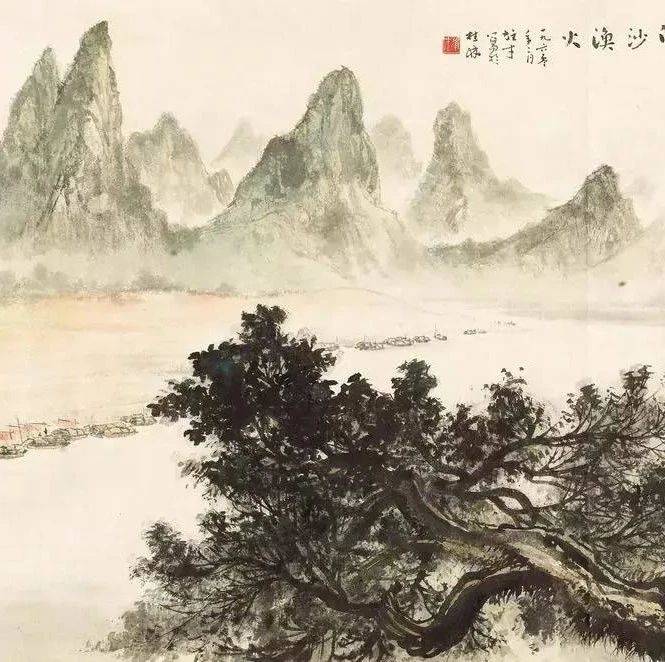 大师黎雄才的山水,尽显“挥写”之趣_苏州_长江_景色