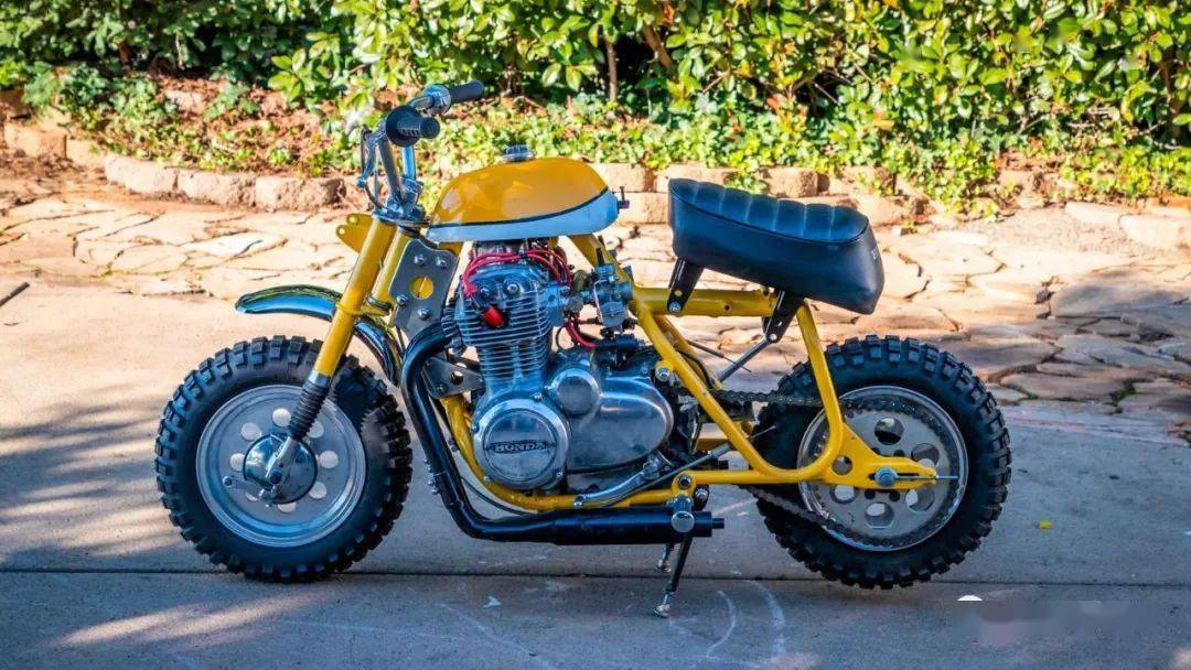 致命的改装350ml排量的hondamonkey每日一车