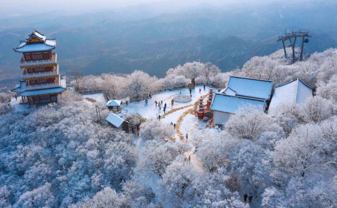 公告雲臺山2022年卡12月27日提前啟用冰雪節拉開大幕