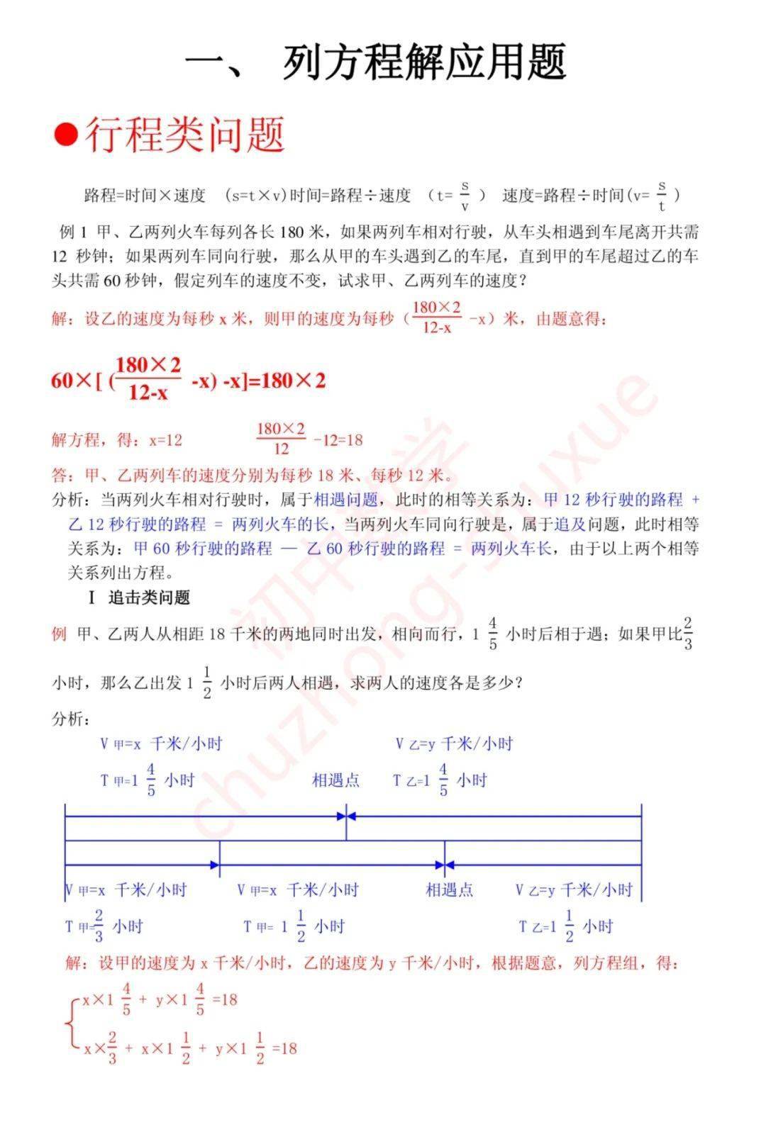 函数|期末考试重点：初中数学函数+方程知识点/题型解题技巧！