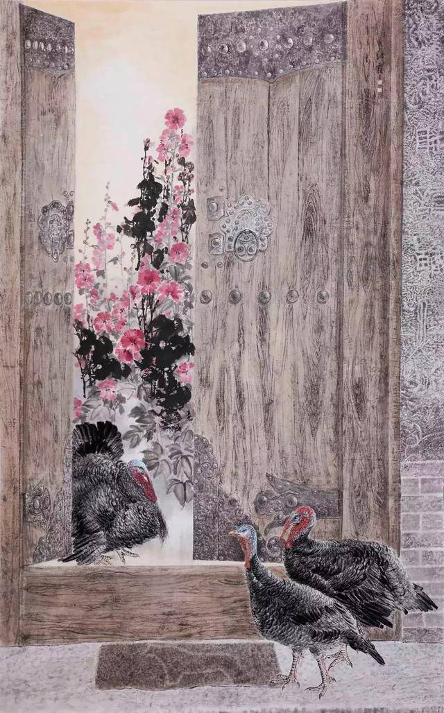 姜红霞,山东菏泽人,职业画家,现居北京,1992年毕业于青岛科技大学.