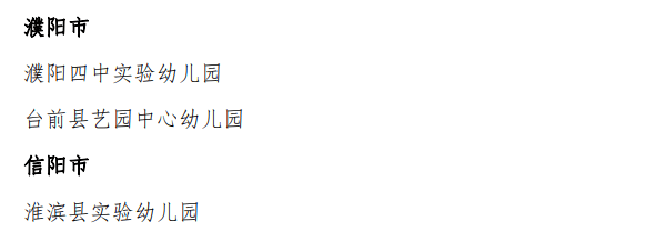 公示|公示！25所幼儿园入选省示范幼儿园！3所幼儿园被撤销省示范！