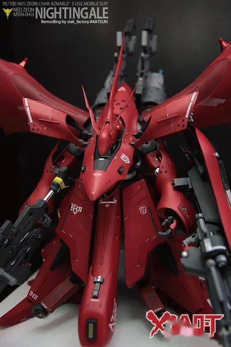 [小t高达秀]re msn-04ii 高机动型夜莺最终决战式样_沙扎比_光束步枪