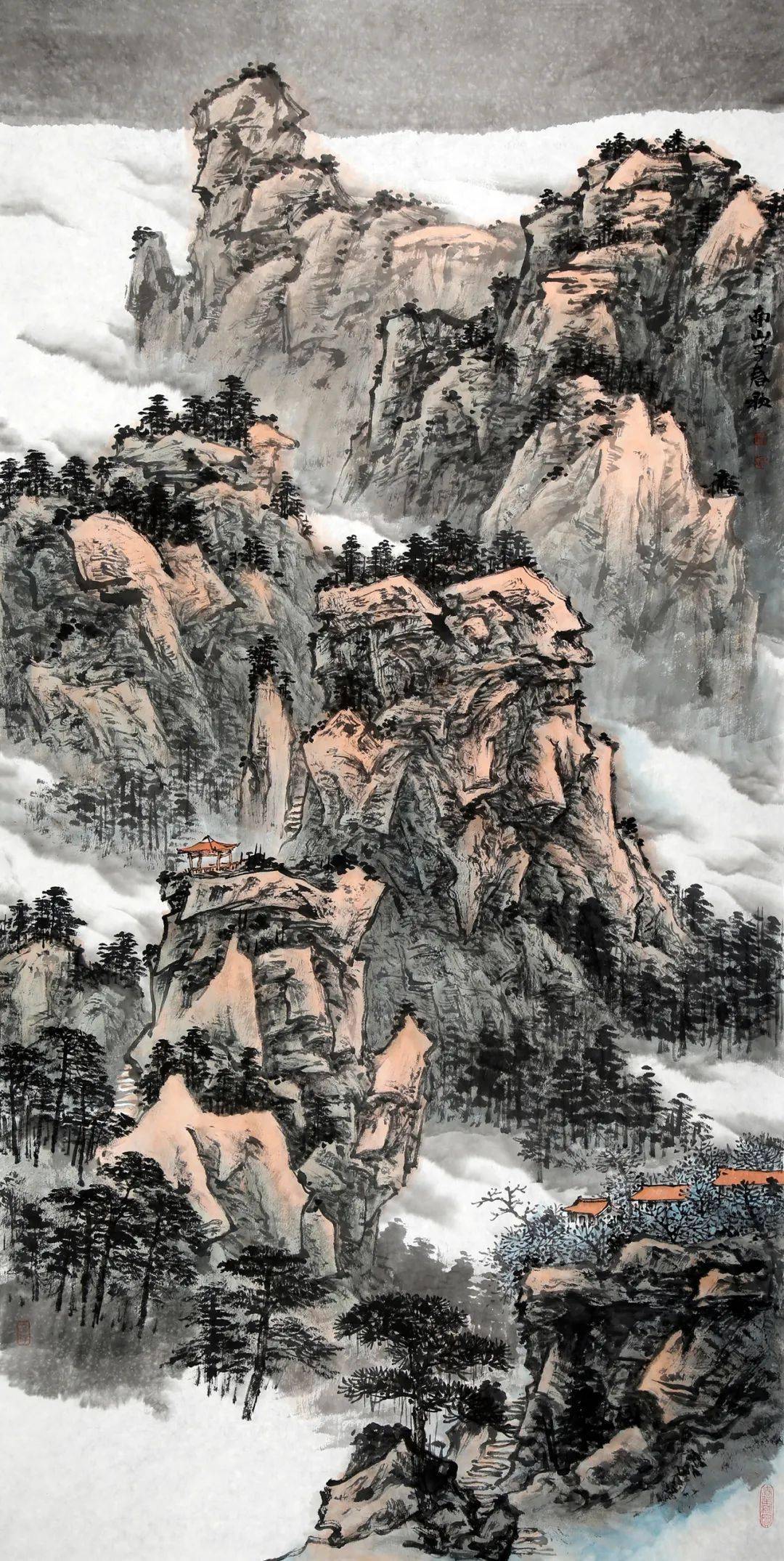 山水画墨法之虚实之境_用墨_水墨画_笔墨