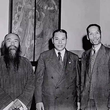 张大千送给市长的画,二十四开,开开精彩!_张群_芥子园_画谱