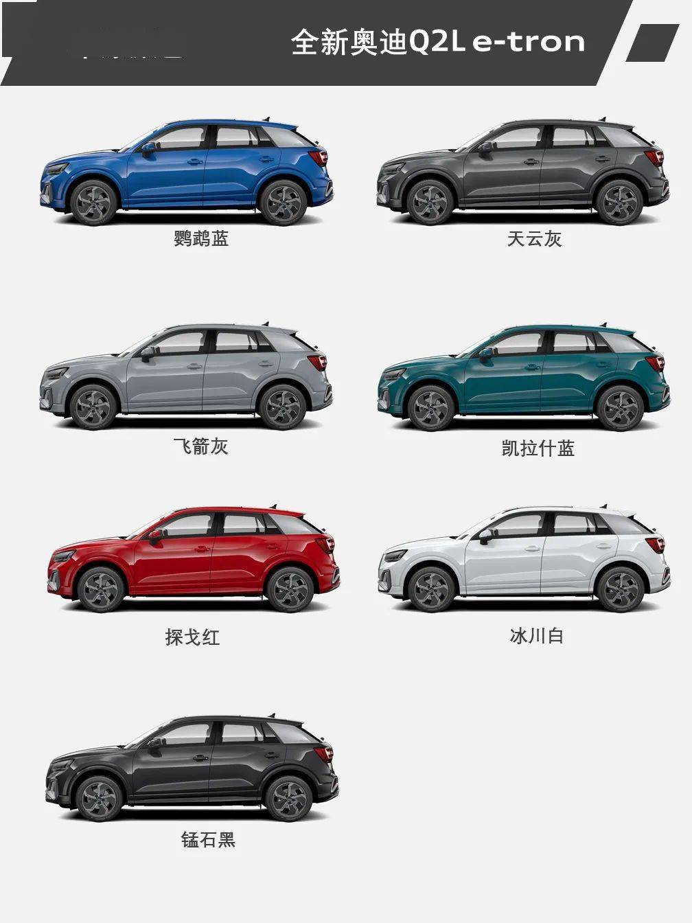 全新奥迪q2letron装备信息amp装备价格表
