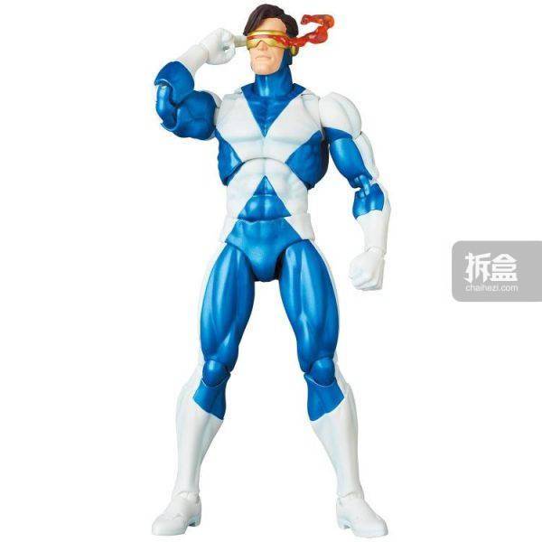 换手|MAFEX 漫威漫画版 X战警 X因子 CYCLOPS 镭射眼 可动人偶
