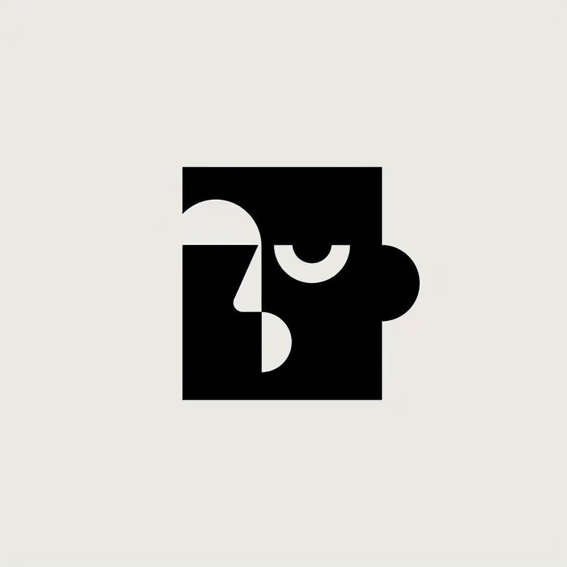 正负形/象形简约品牌logo设计集锦