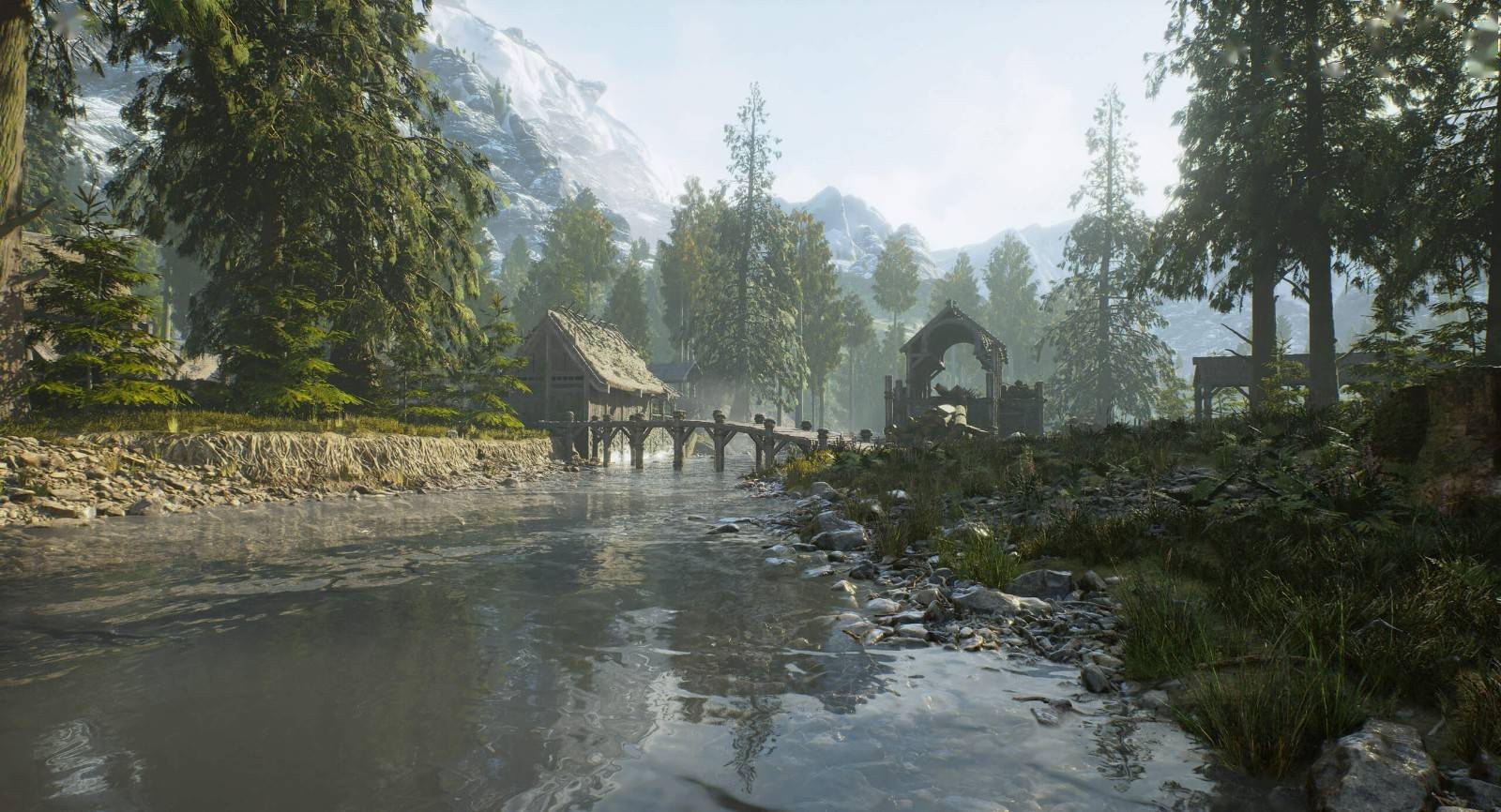 设计师利用虚幻5引擎重建《上古卷轴5》溪木镇_截图_视频_games