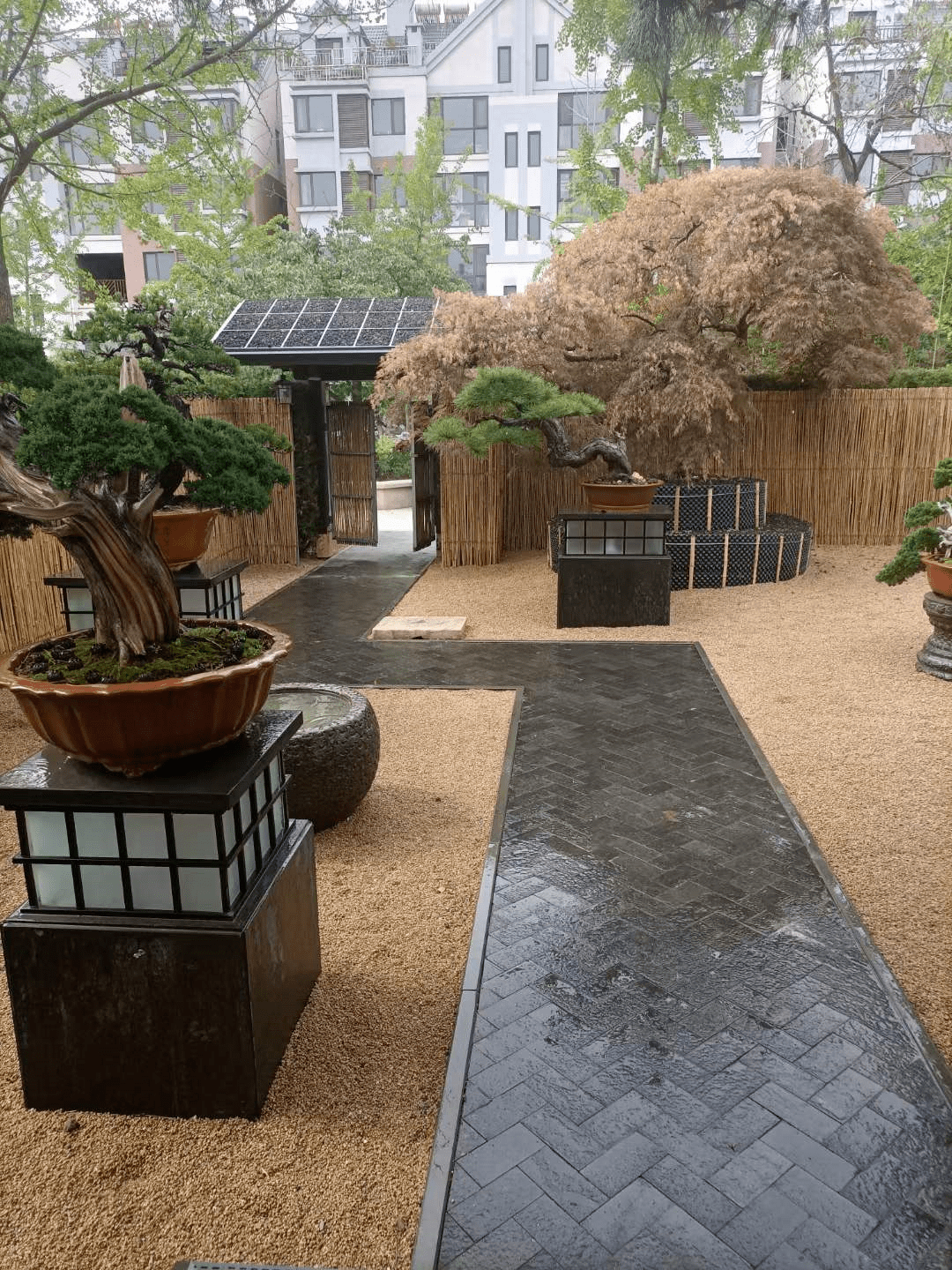 中式庭院地面铺装,中式地面铺装,庭院地面铺设_大山谷图库