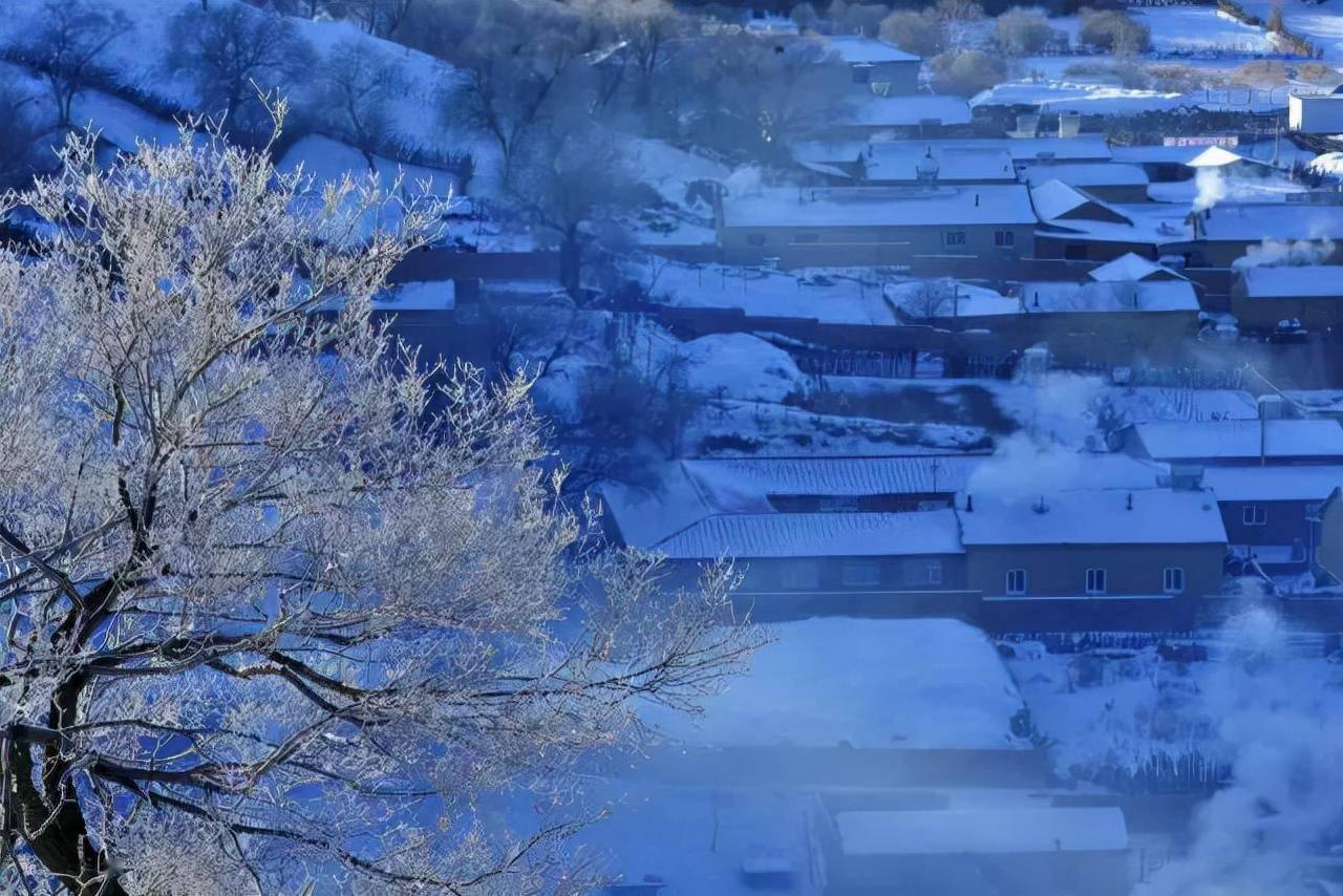 木兰围场的冬天,真正的北国风光