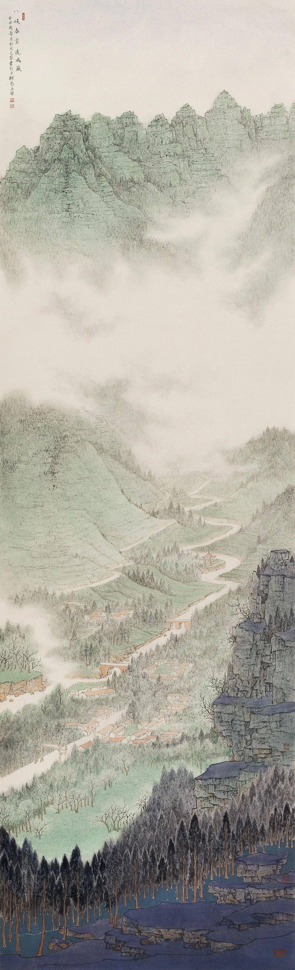 案边点滴构建自我徐光聚谈山水画写生与创作转换