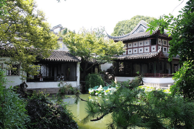 留园:苏州知名古典园林,江南韵味十足_明瑟楼_因为_徐泰