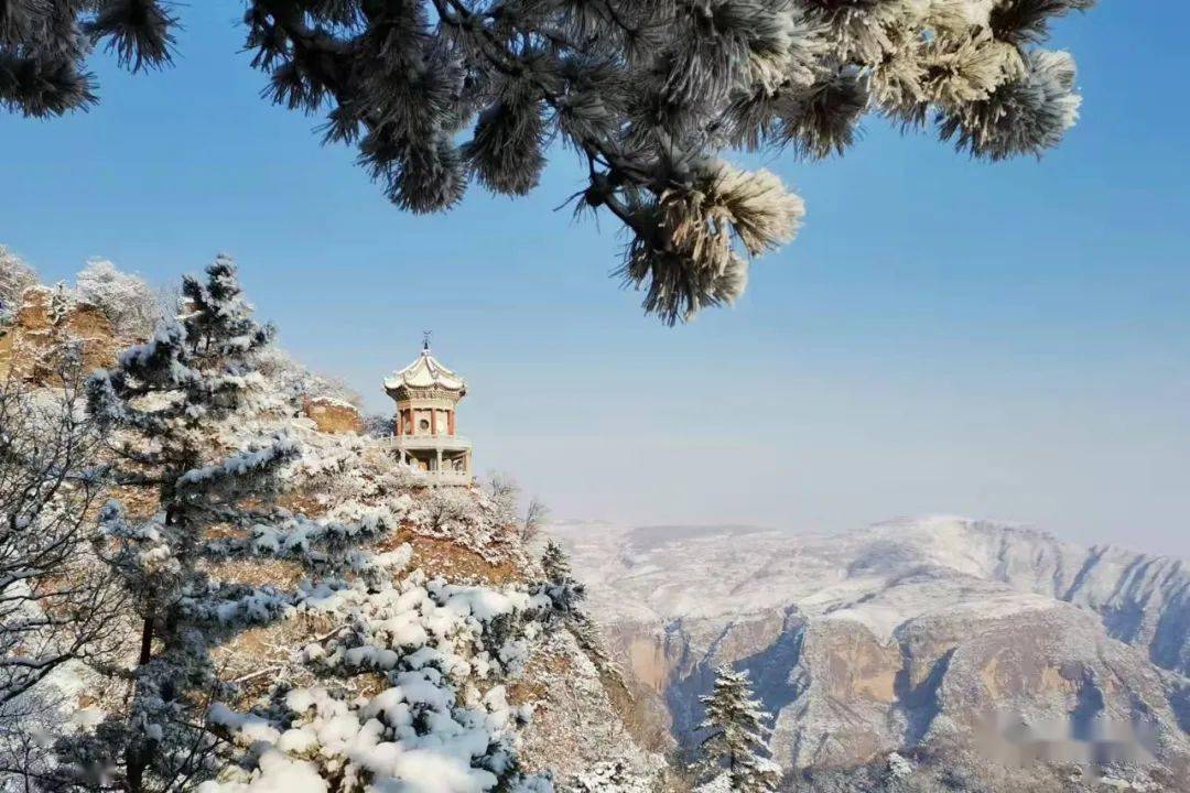 无敌雪景!崆峒邀全网小伙伴"云赏雪"_摄影_崆峒山_来源