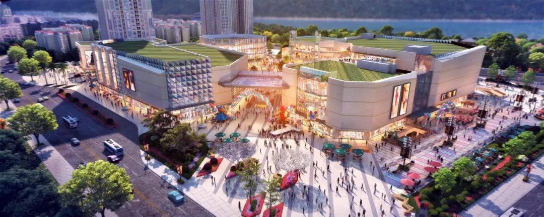 的综合商业体云阳滨江购物公园—即将迎来2022年全新的面貌和商业