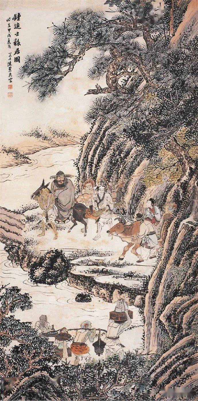 【名品视界】晚清画家.陈崇光的山水画欣赏_名家_艺术界_鉴定