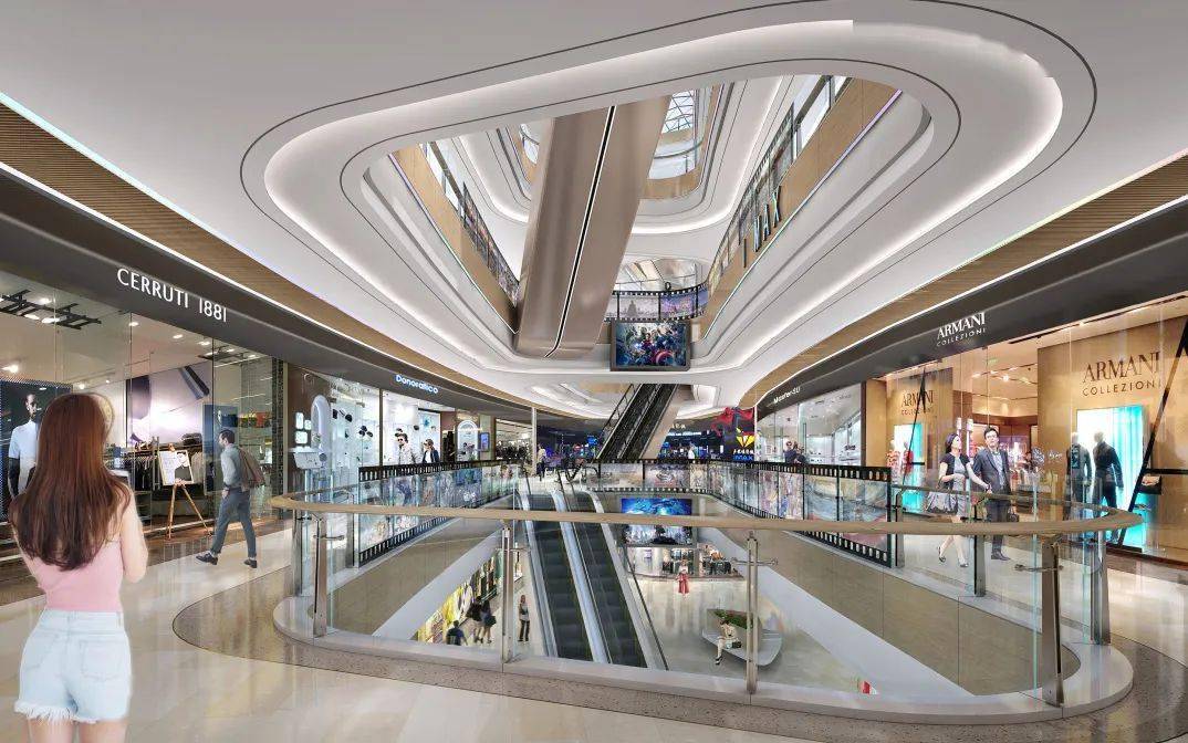 效果图主力店陆续进场装修,标志着鸿鸥广场离诠释"潮玩购物公园"的