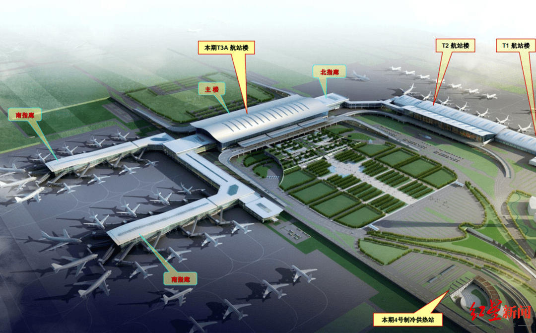 咸阳机场t2航站楼图解图片