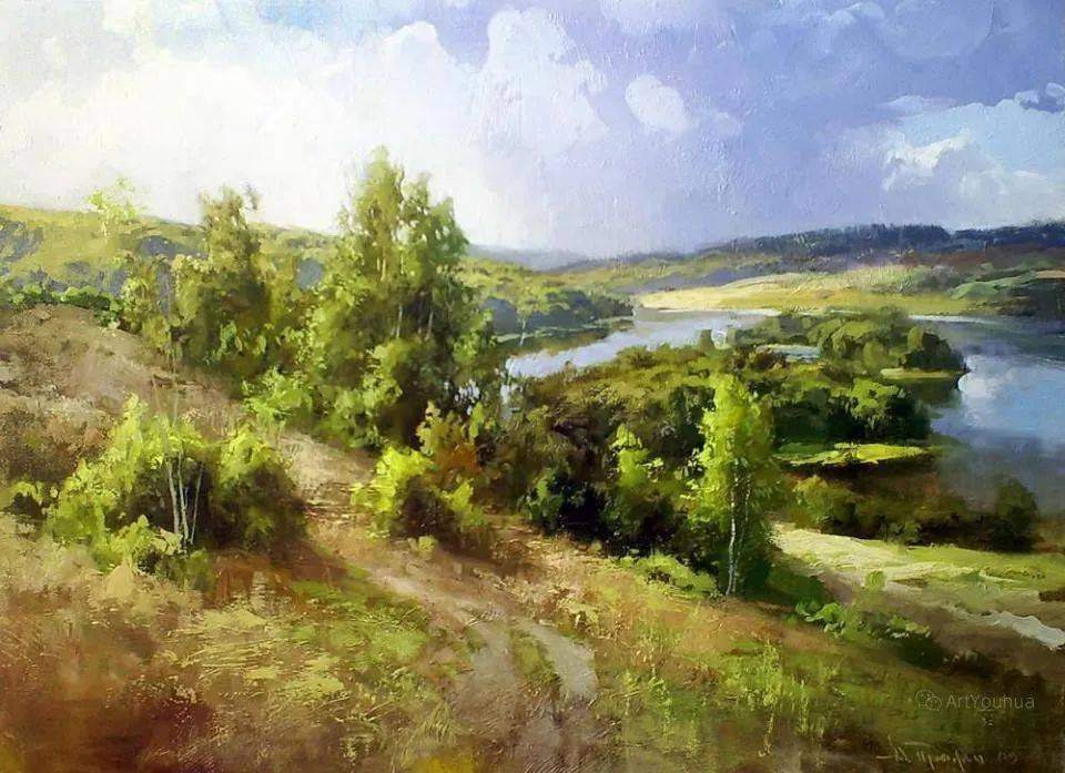 80后乌克兰画家的乡村风景真的太美了