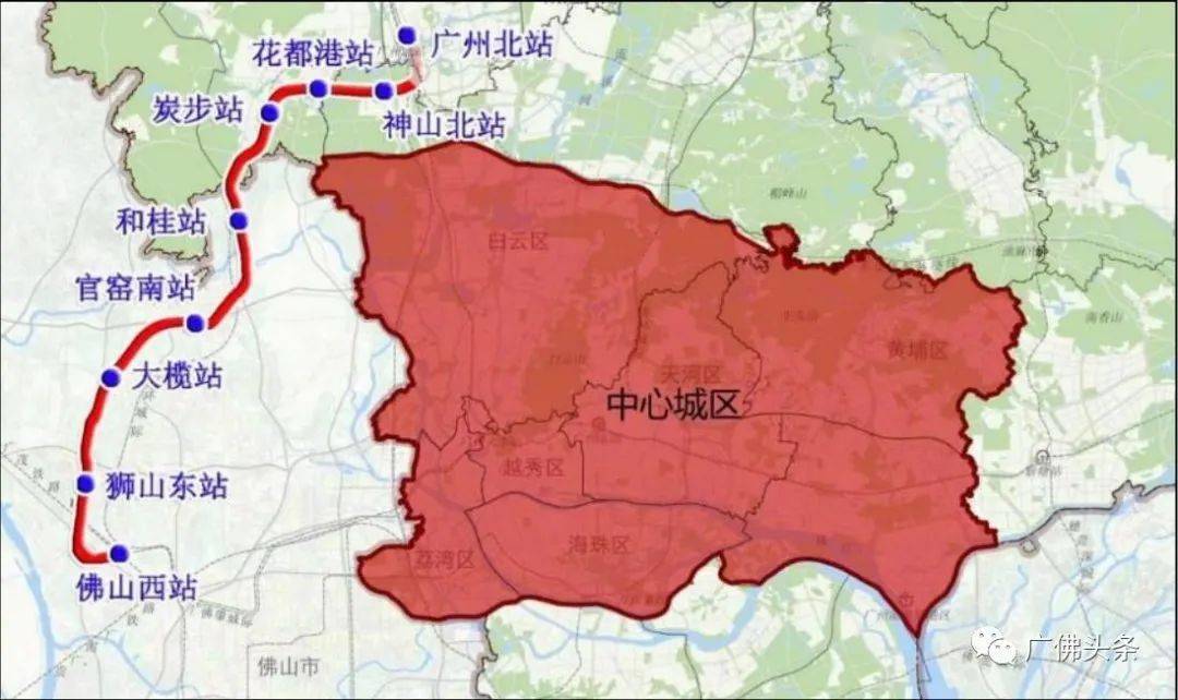 佛山30分钟到花都!广佛西环城际拟今年开工_沙头_广州_环线