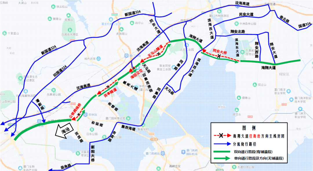 同翔大道同安段地图图片