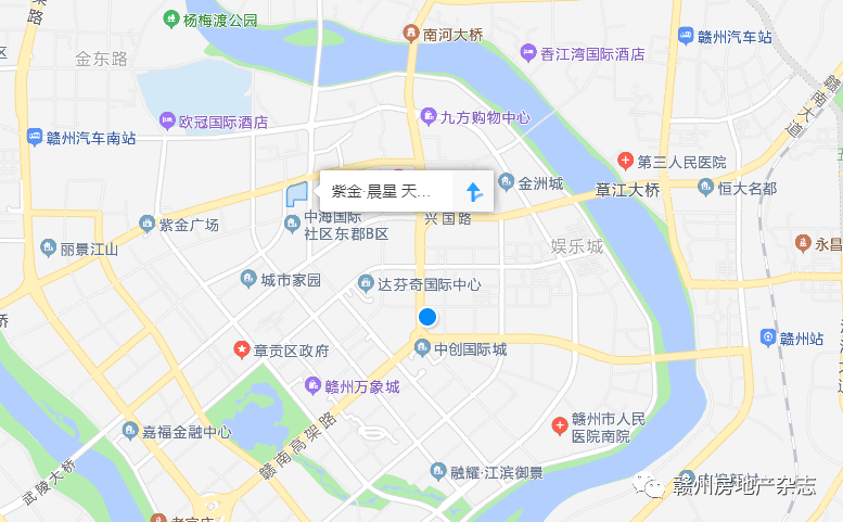 赣州市章江新区地图图片