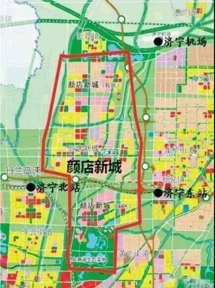 兖州新327国道规划图图片
