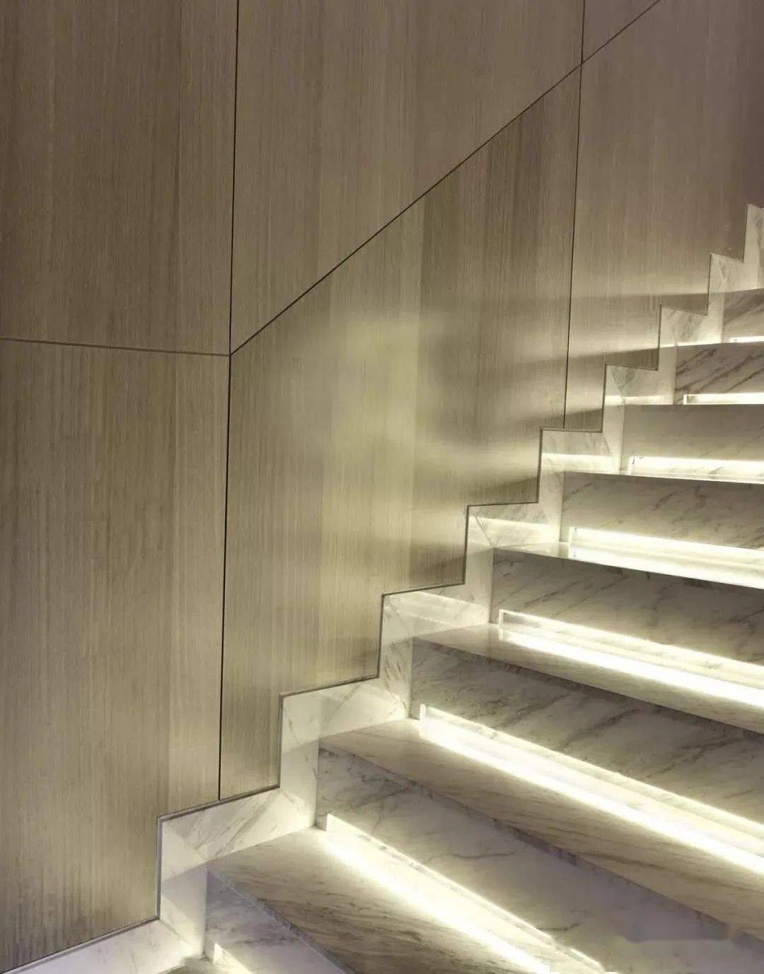 网红石材楼梯灯带常见做法及案例欣赏